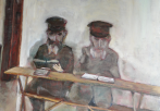 Бройтман Израиль. Jewish Men at their Books