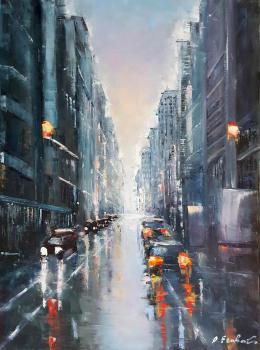 Yegorova Olga. Большие города 3 ( 60x80 см / холст / масло / 2016 г. )