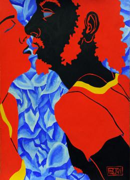 Plotkin Dmitry. JUDAH AND RACHEL - series "BIBLICAL EROS" ( 29x43 см / бумага / темпера / 2018 г. )