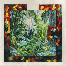 Plotkin Dmitry. THE CHAOS GENERATING THE NATURE ( 200x200 см / холст / масло / 2012 г. )