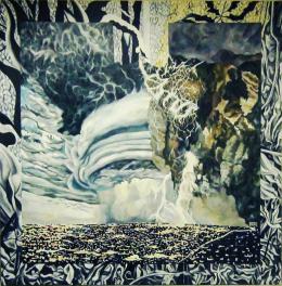 Plotkin Dmitry. THE STRUGGLE OF NATURE WITH CIVILIZATION ( 200x200 см / холст / масло / 2014 г. )
