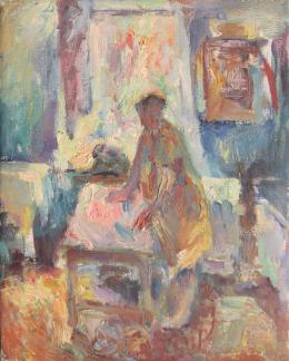 Финкельштерн Давид. Мама ( холст / масло / 1990 г. )