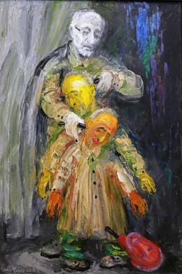 Фирер Олег. Шауль ( 60x90 см / ткань / масло / 2018 г. )
