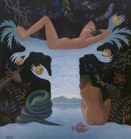 Табачник Юрий. Эдем ( 65x70 см / холст / масло )