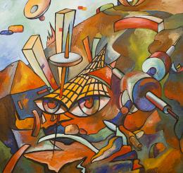 Rubinstein Oleg. Архитектоника будущего ( 84x84 см / холст / масло / 2001 г. ) Rubinstein Oleg. Архитектоника будущего ( 84x84 см / холст / масло / 2001 г. )