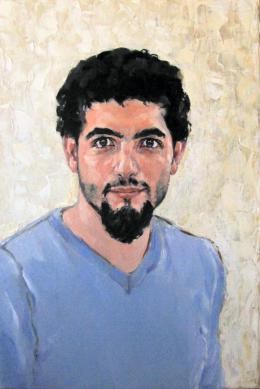 Meshulam Lemkovitch Lubov. Portrait of young man. Nir ( 40x60 см / холст / масло / 2015 г. )