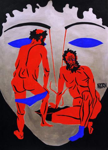 Plotkin Dmitry . SUSANNA CAUGHT BY THE ELDERS FOR THE STRIP - series 