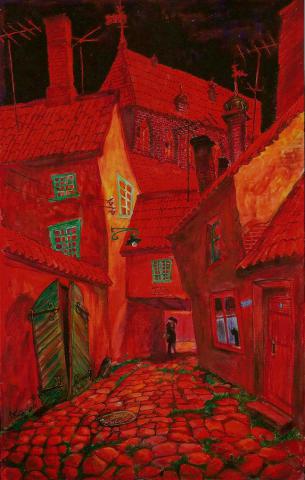 Каплан Самуил Соломонович. Весенний вечер в Риге