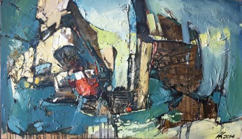 Кравец Арон Борисович. Bauhaus             70 x 120
