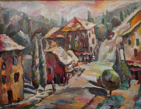 Rubinstein Oleg . Городок у моря