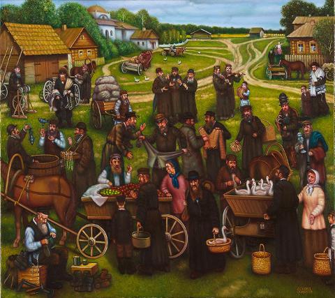 Гуревич Эдуард Михайлович. Еврейский базар в штеттле.